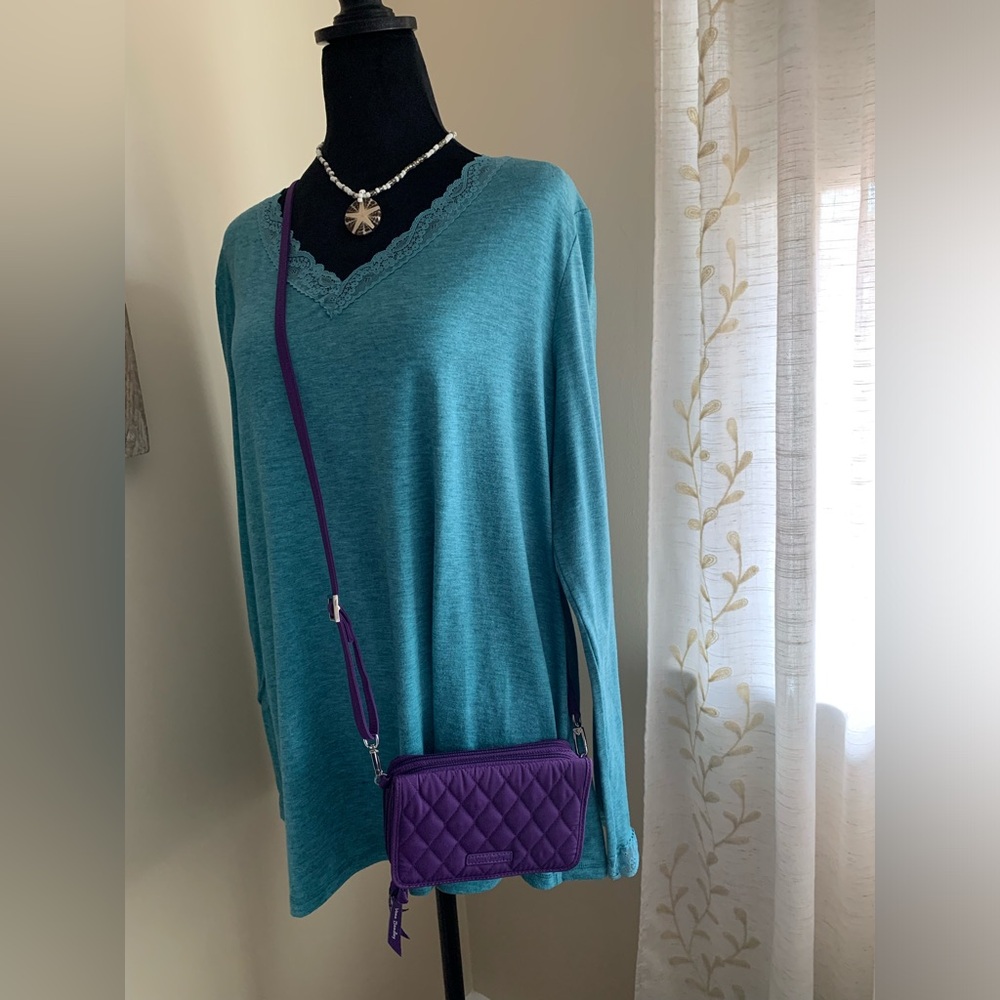 Vera Bradley Quilted 3-in-1 Crossbody in Purple